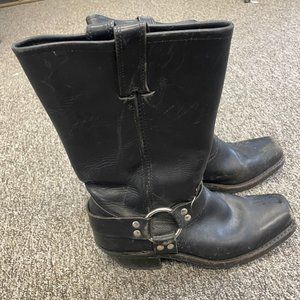 Women's Black Frye Leather Boots